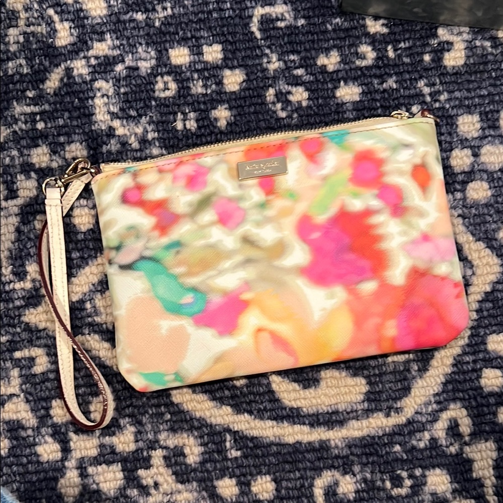 Kate Spade Vibrant Floral Wristlet